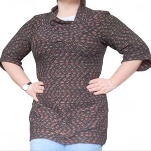 🇨🇦 Luc Fontaine Textured Tunic Dress | Size 14